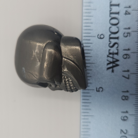 Solid skull large hole bead hematite? - Picture 5 of 5